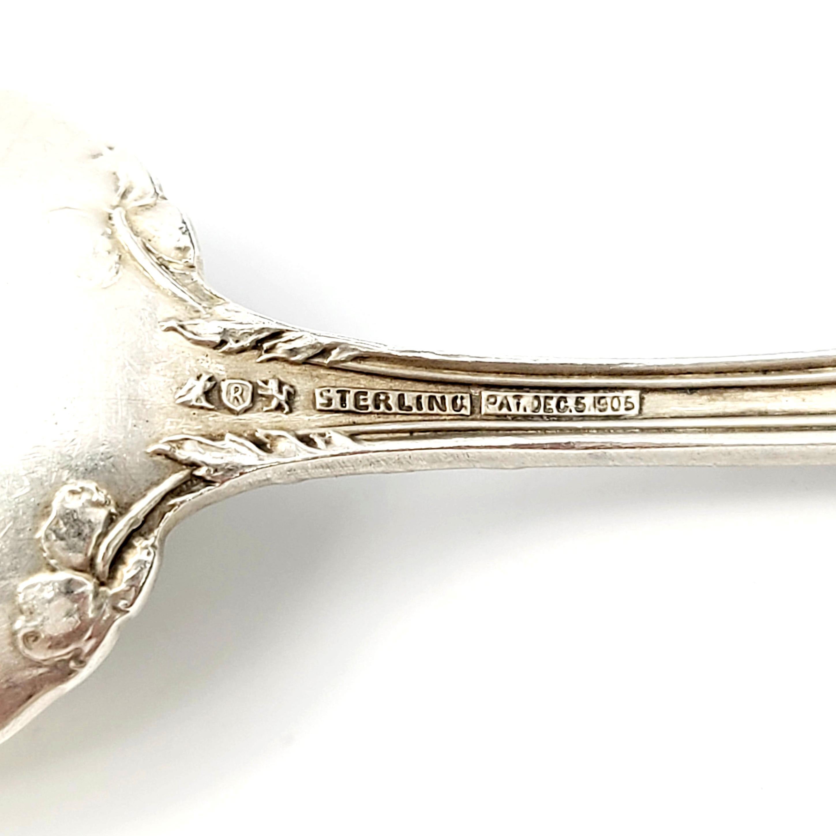 Set of 6 Reed & Barton Sterling Silver Love Disarmed Youth Spoons 3