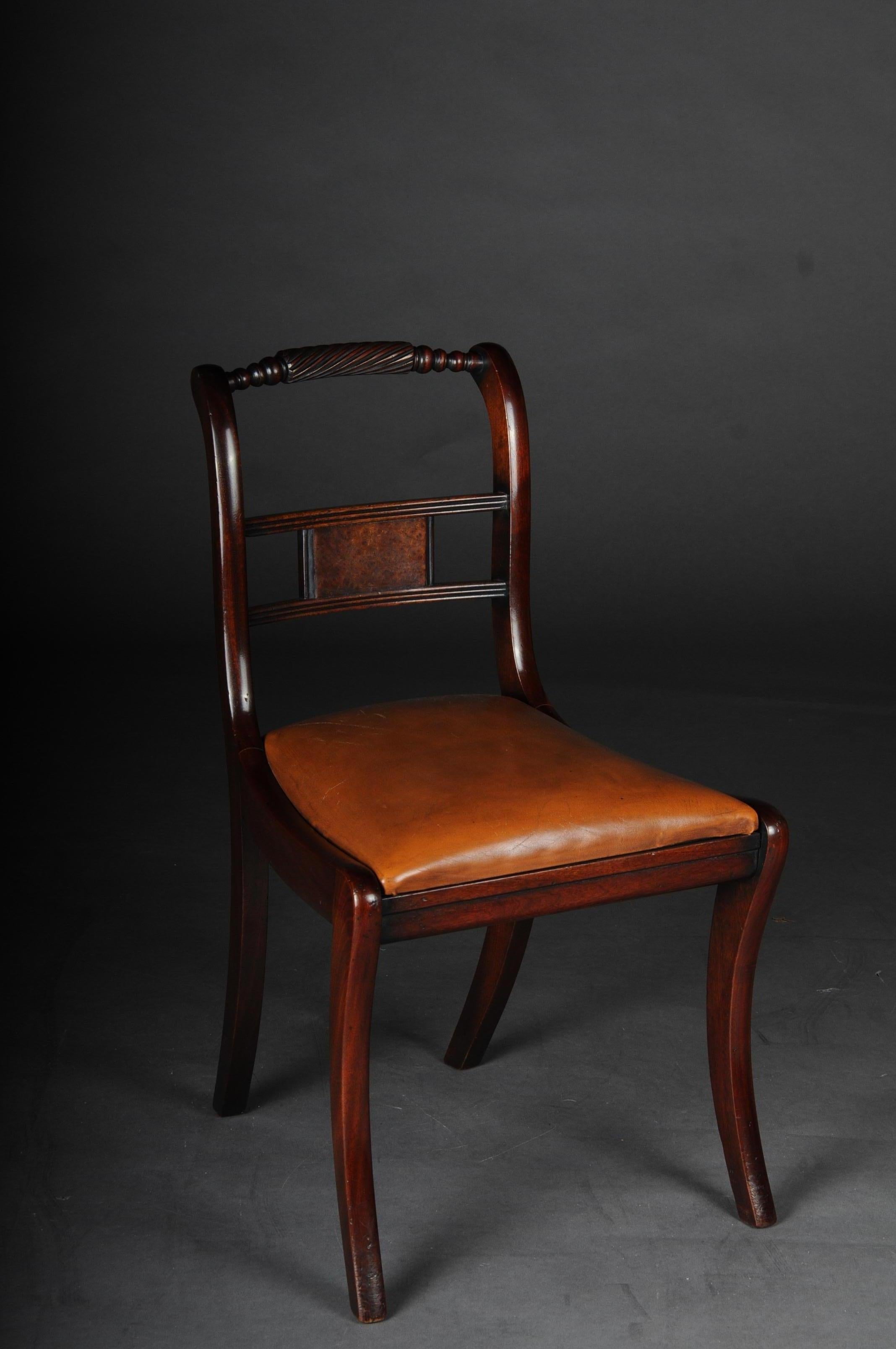 Set of 6 Regency English Chairs or Armchairs, 20th Century In Good Condition In Berlin, DE