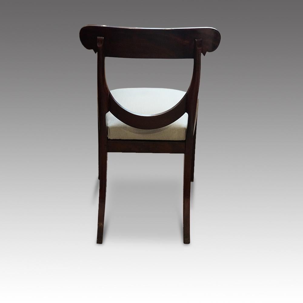 Set of 6 Regency Mahogany Dining Chairs 1