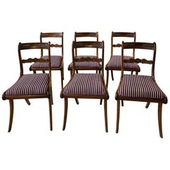 Set of 6 Regency Rosewood Chairs