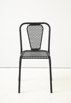 Set of 6 Rene Malaval Metal Dining Chairs