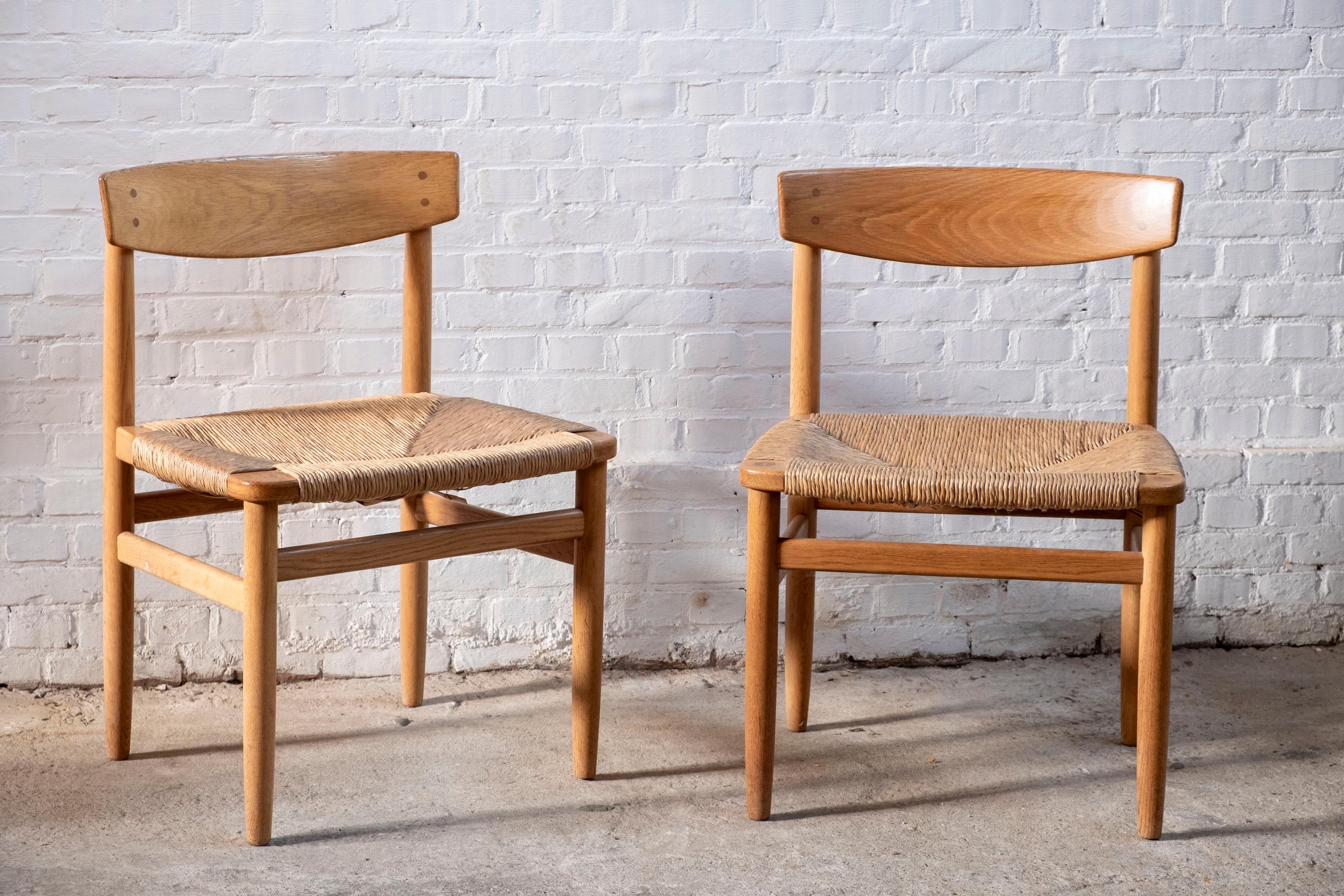 Ensemble de 6 chaises Øresund modèle 537 par Børge Mogensen en vente 4