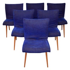 Set of 6 Retro Ligne Roset Dining Chairs
