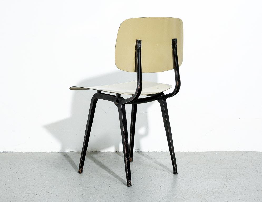 Steel Set of 6 'Revolt' Dining Chairs by Friso Kramer for Ahrend de Cirkel