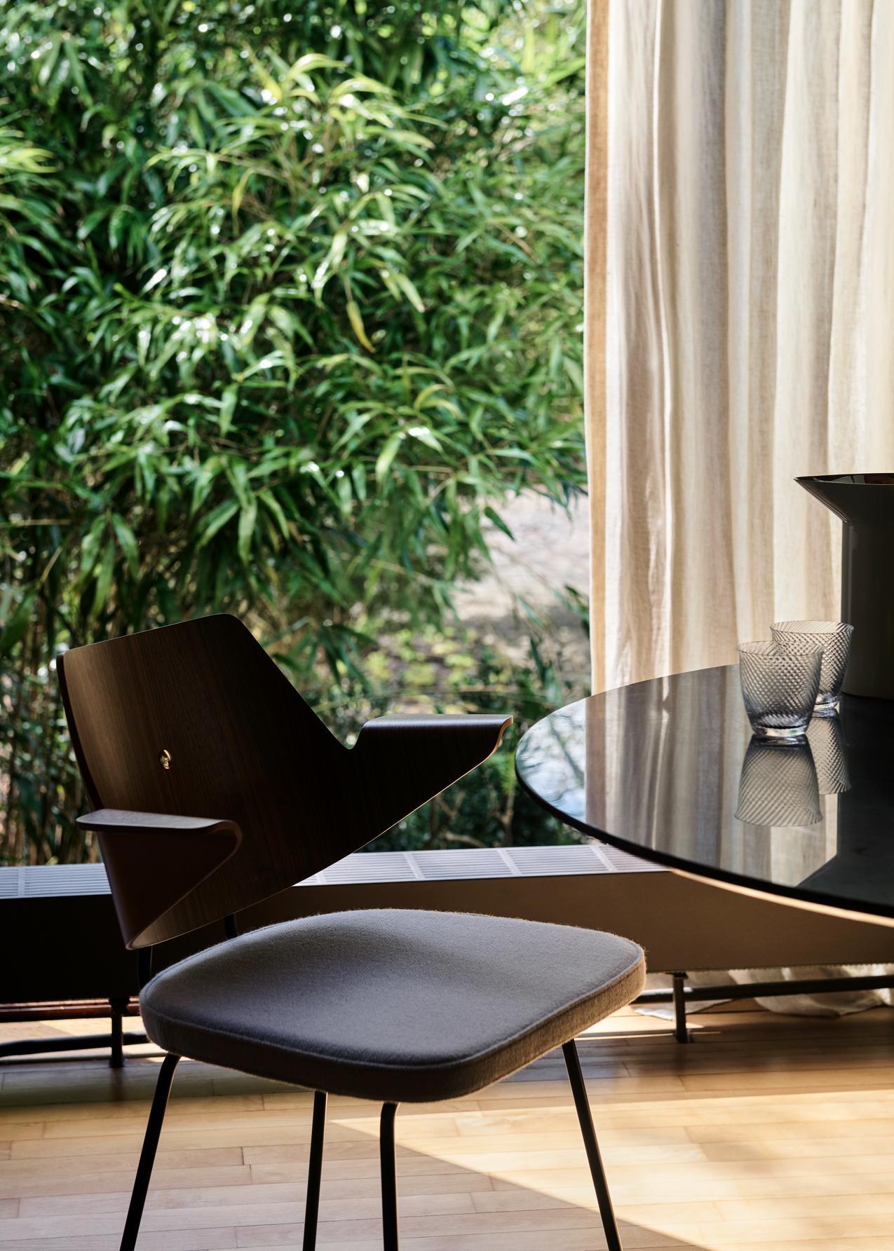 Legno Set di 6 poltrone RFH in noce e beeche/ Hallingdal 227- Robin Day per &Tradition in vendita