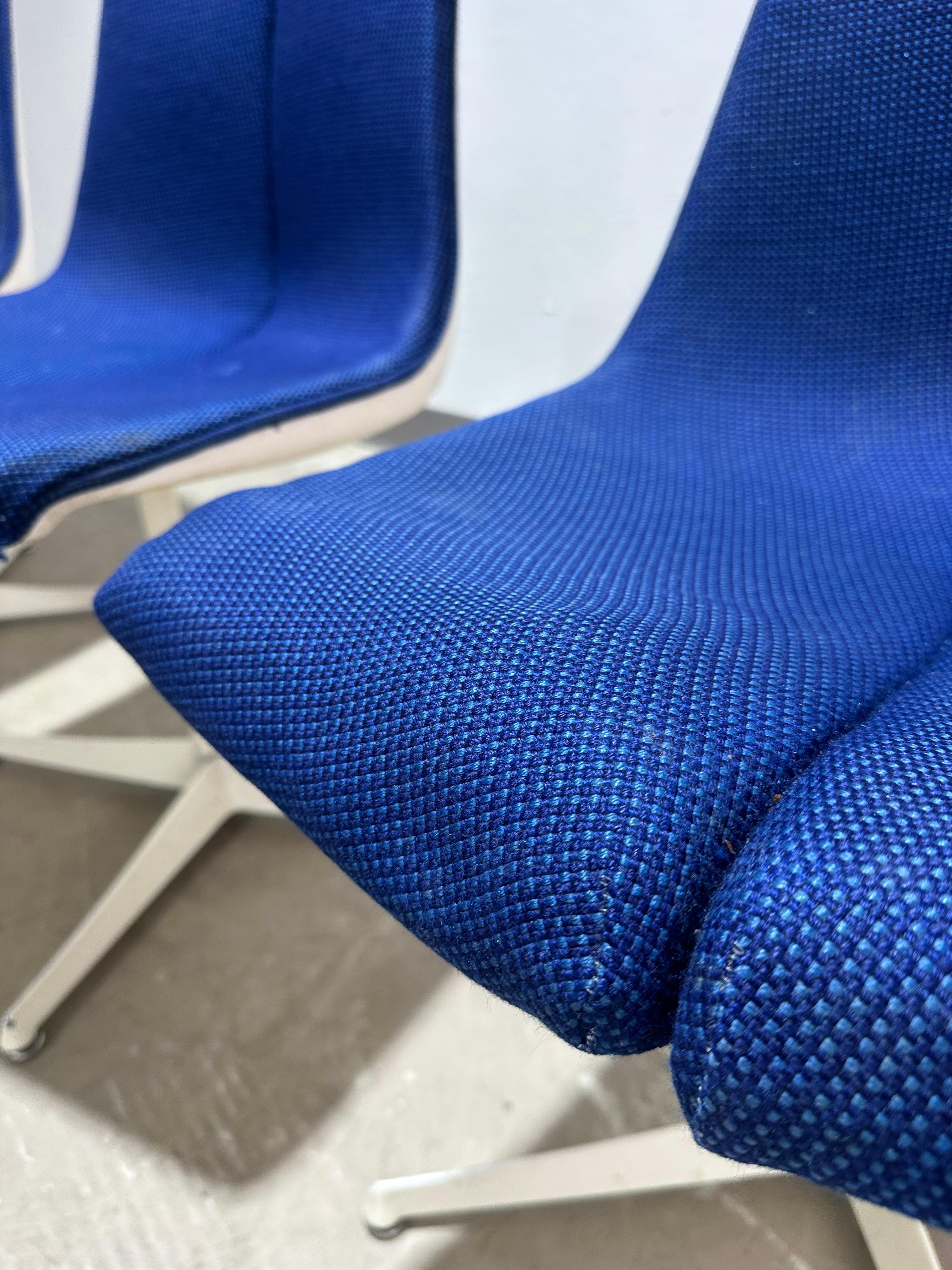 Set of 6 Richard Schultz for Knoll Split Seat Chairs For Sale 5