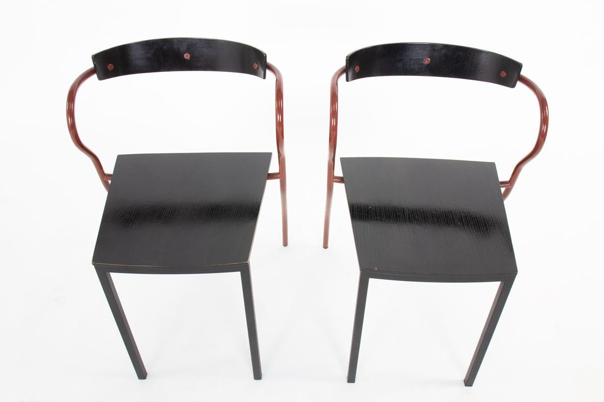 Set of 6 Rio chairs by Pascal Mourgue for Artelano, 1991 In Good Condition In JASSANS-RIOTTIER, FR