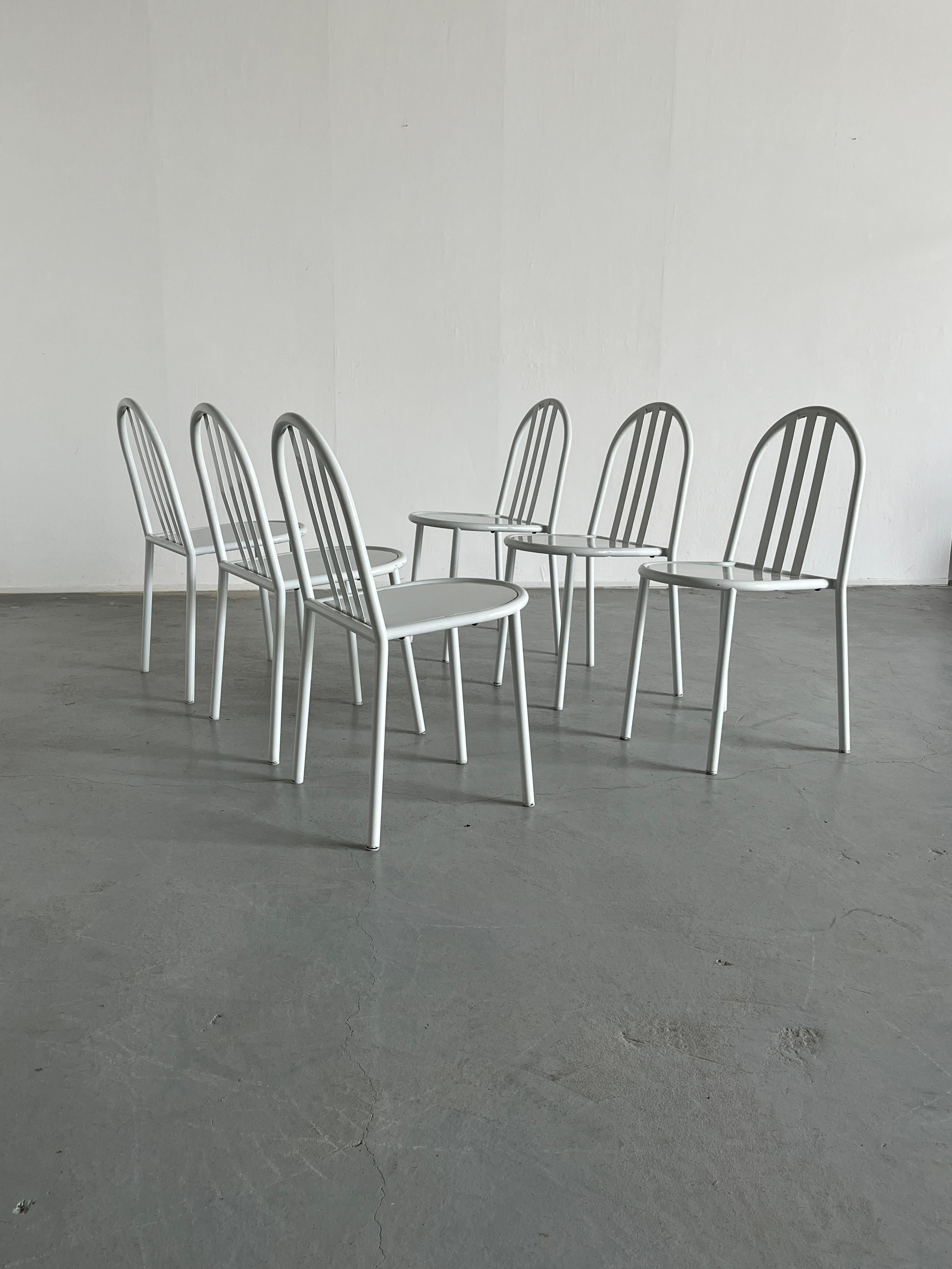 Late 20th Century Set of 6 Robert Mallet-Stevens Model No. 222 Chairs for Pallucco Italia, 1928 For Sale
