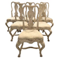 Set of 6 Rococo Chairs