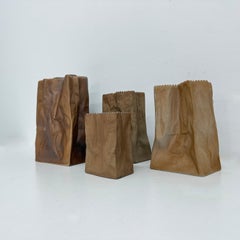 Set of 6 Rosenthal Paper bag vase by Tapio Wirkkala , 1970’s