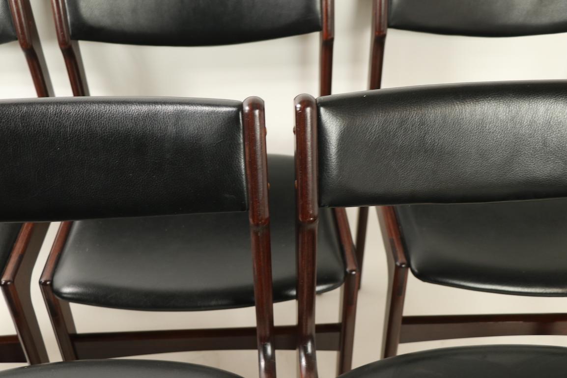 Set of 6 Rosewood Danish Modern Dining Chairs by Anderstrup Mobelfabrik 6