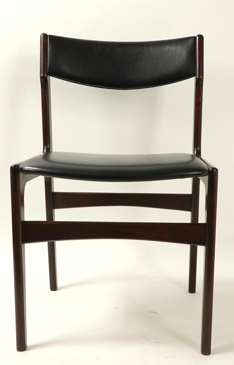Set of 6 Rosewood Danish Modern Dining Chairs by Anderstrup Mobelfabrik In Good Condition In New York, NY