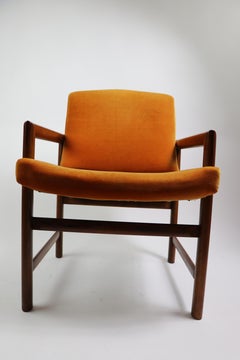 Set of 6 Rosewood Frame Dining Chairs by Founders Furniture Co.