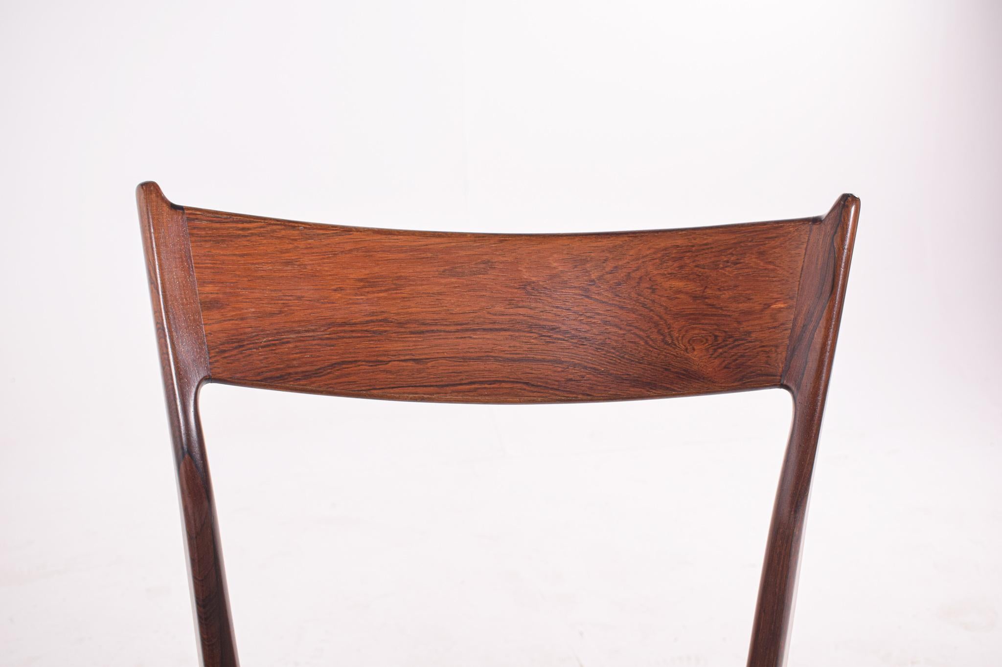 Set of 6 Rosewood H. P. Hansen Dining Chairs for Randers 4