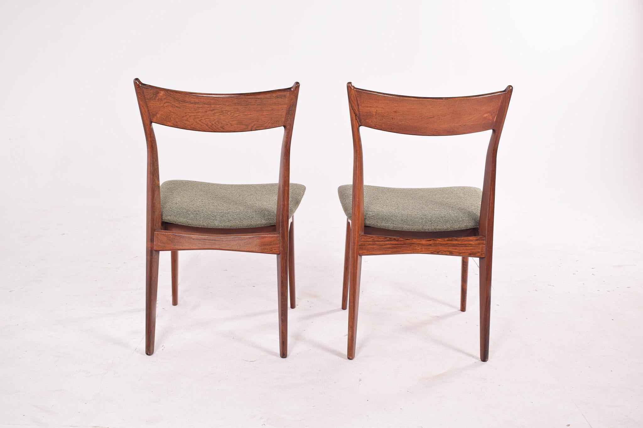 Set of 6 Rosewood H. P. Hansen Dining Chairs for Randers 2