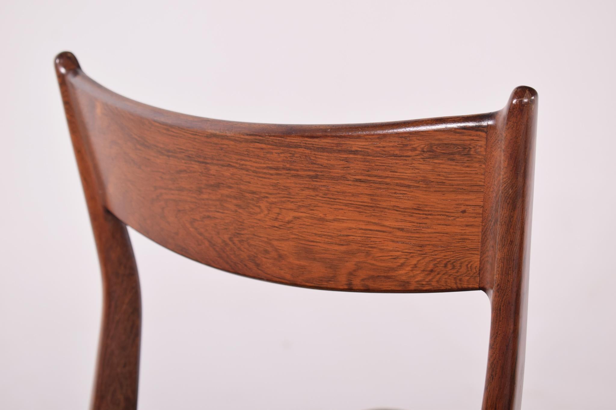 Set of 6 Rosewood H. P. Hansen Dining Chairs for Randers 3