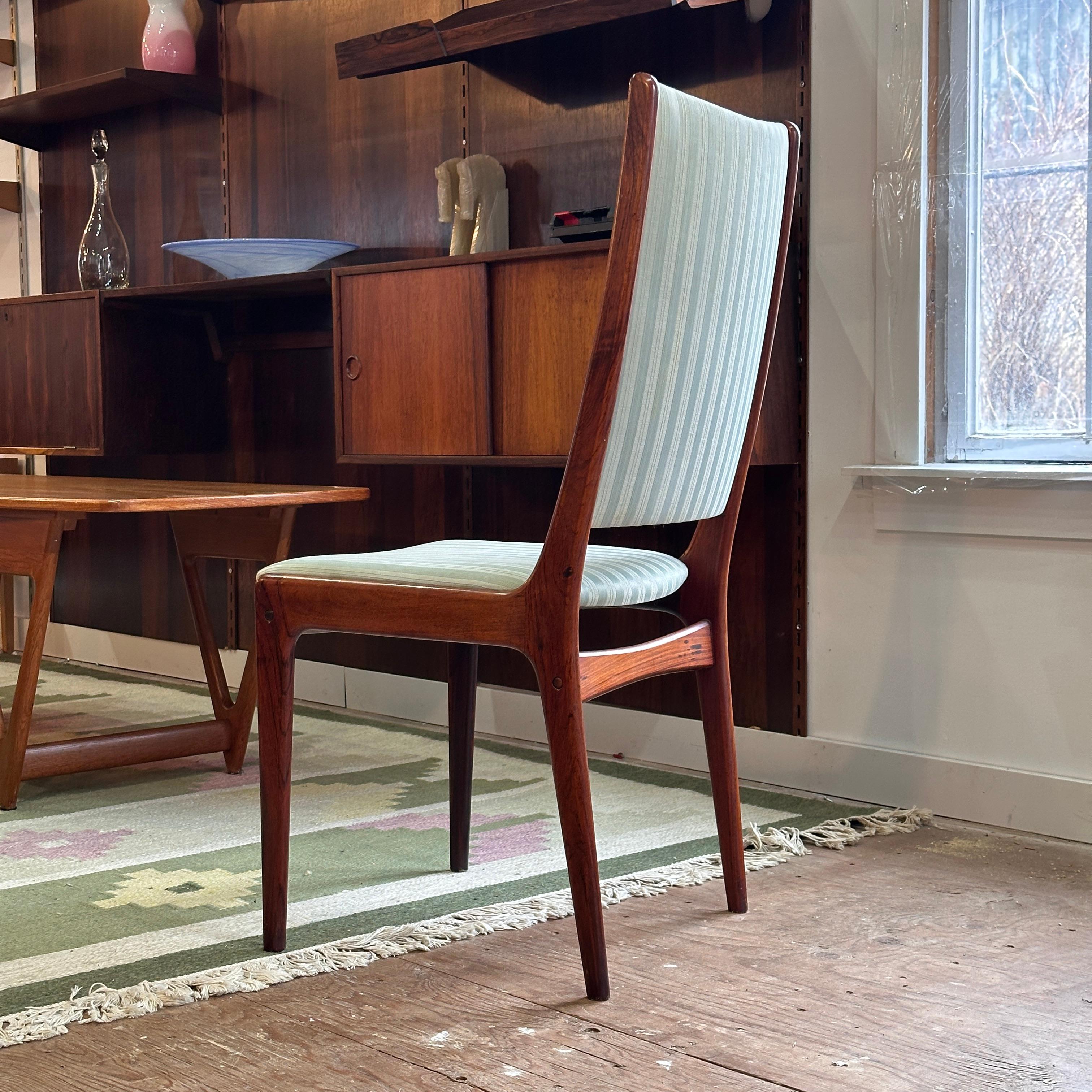Set di 6 sedie da pranzo Highback in palissandro di Uldum Møbelfabrik in vendita 3