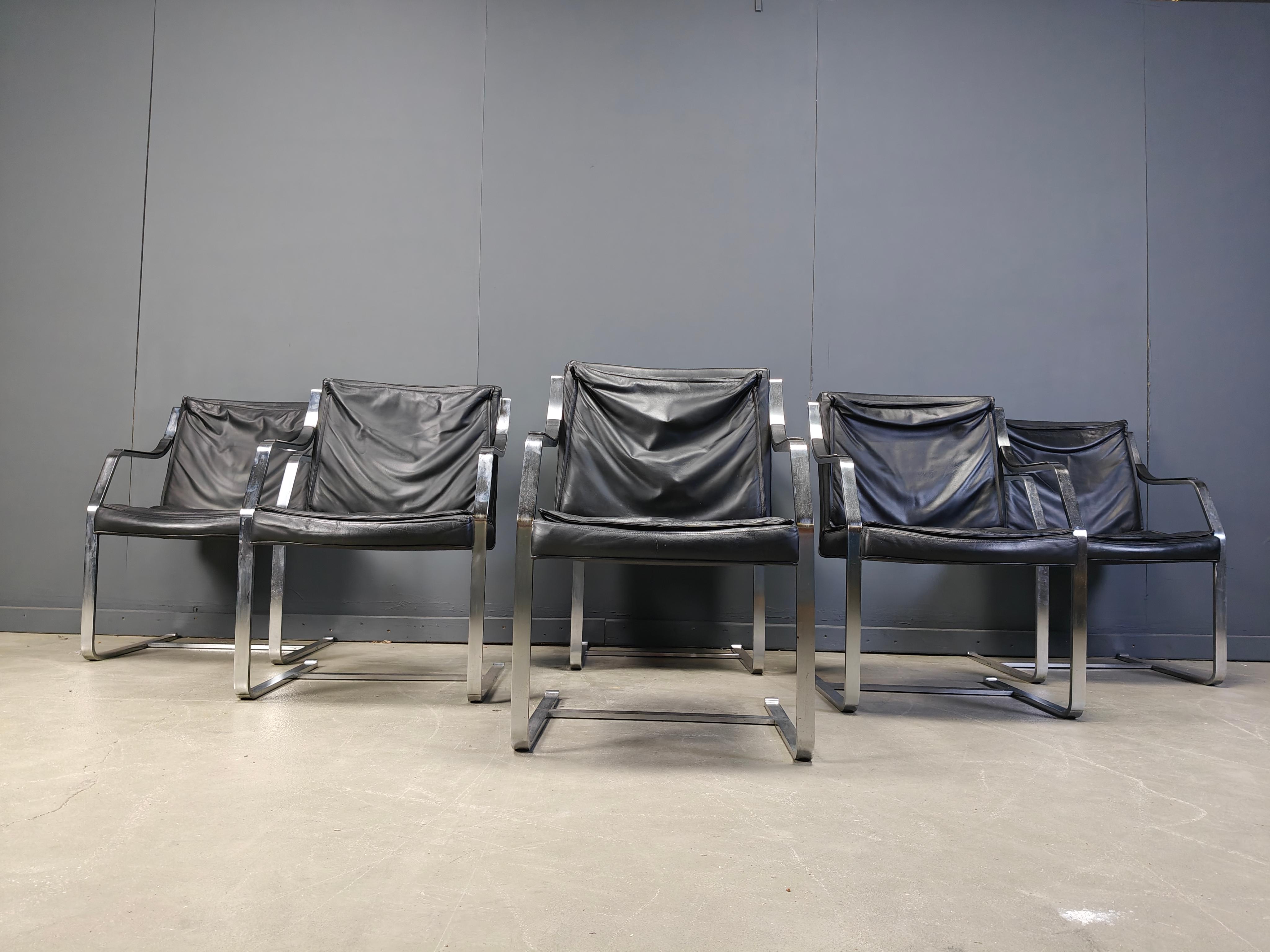 Ensemble de 6 fauteuils Rudolf Glatzel pour Knoll Art Collectional, années 1980 en vente 1