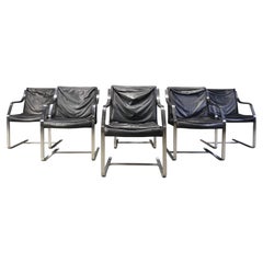 Conjunto de 6 sillones Rudolf Glatzel para Knoll Art Collection, años 80