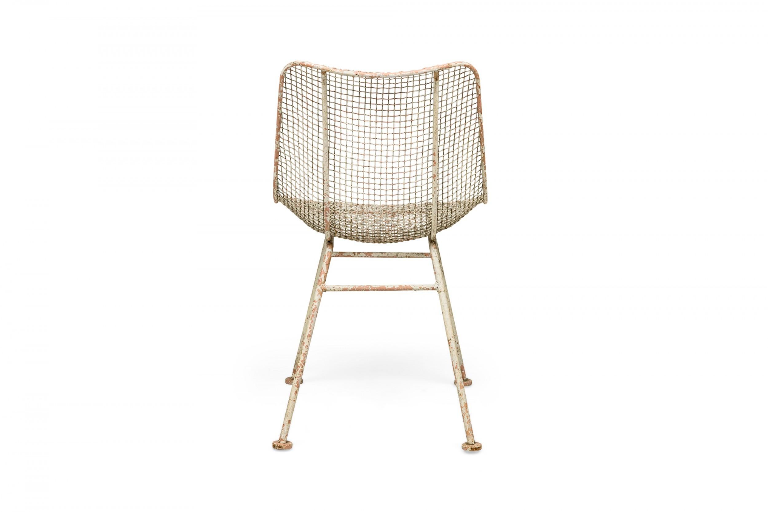 Ensemble de 6 chaises de salle à manger Sculptura en métal Russell Woodard, 2 avec bras, 4 côtés en vente 8