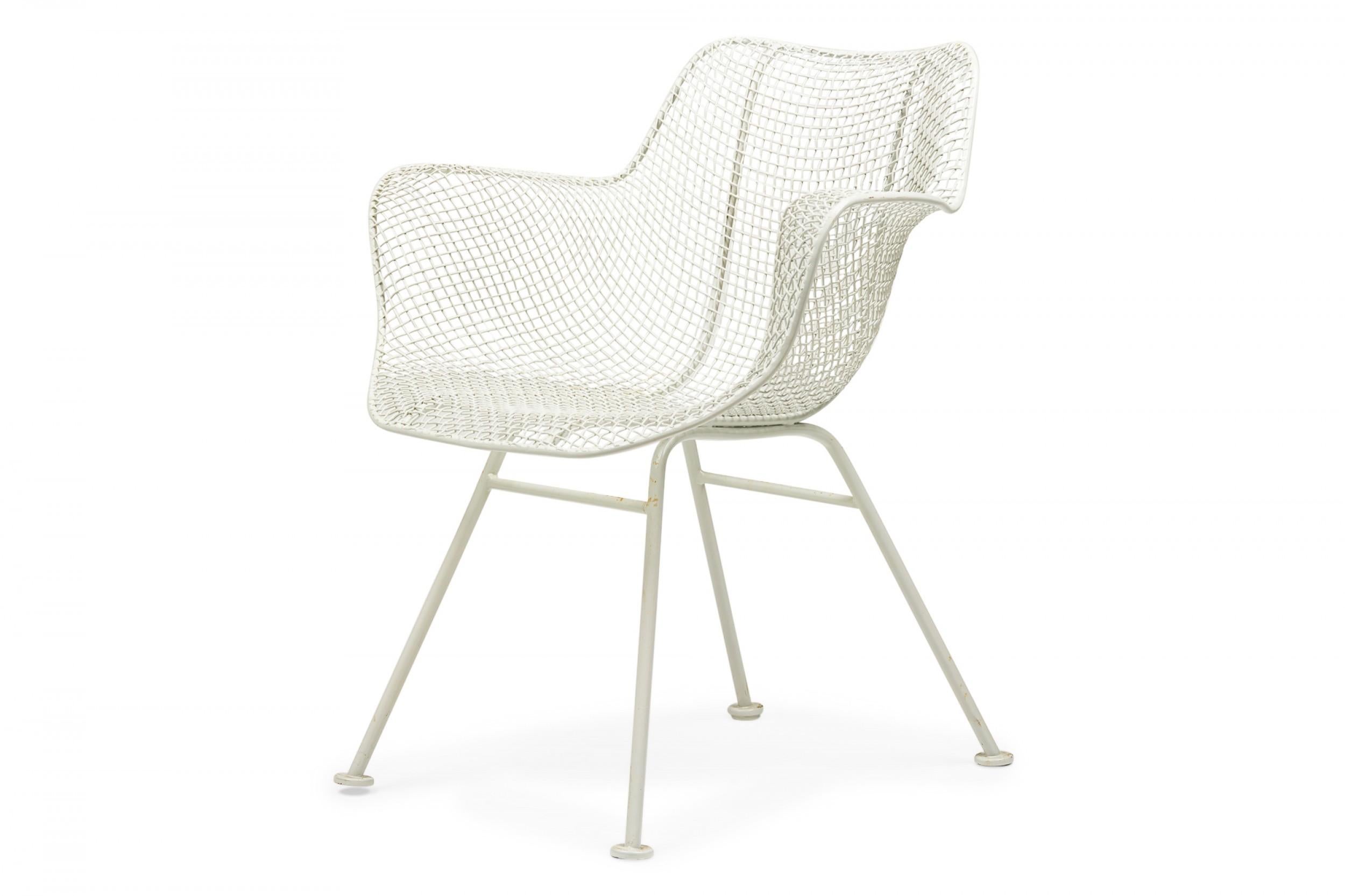 Ensemble de 6 chaises de salle à manger Sculptura en métal Russell Woodard, 2 avec bras, 4 côtés en vente 10