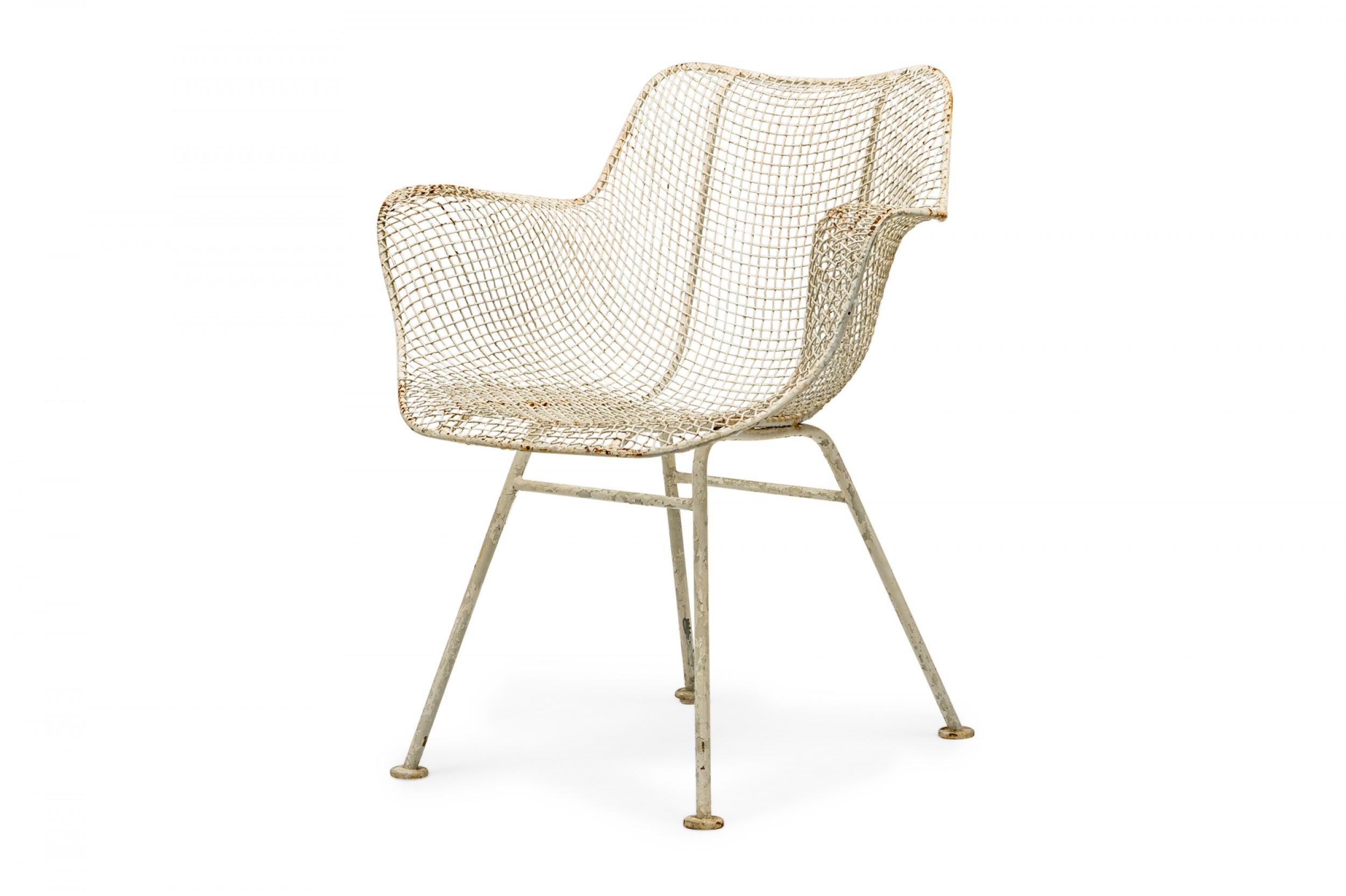 Ensemble de 6 chaises de salle à manger Sculptura en métal Russell Woodard, 2 avec bras, 4 côtés en vente 11