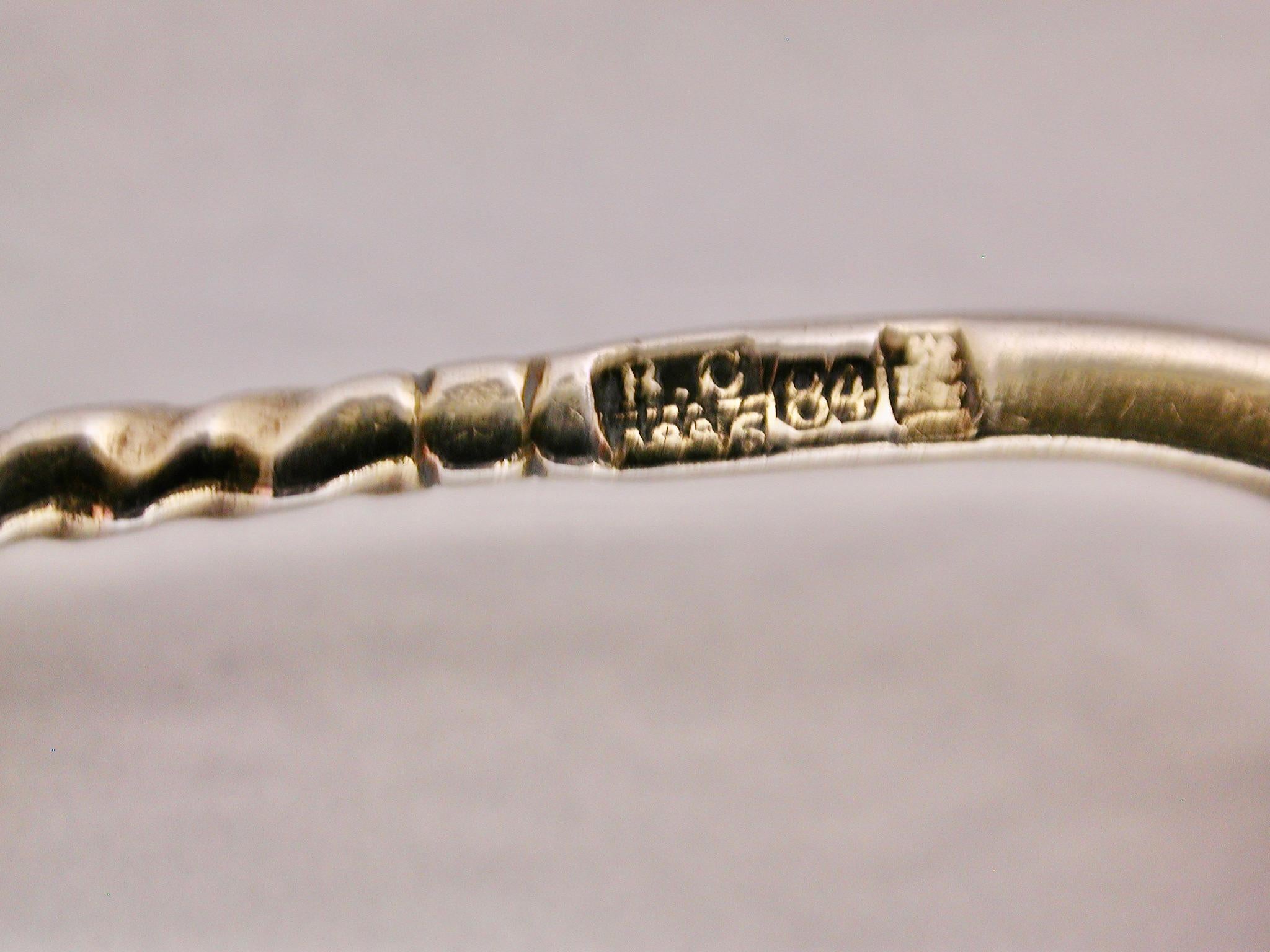Set di 6 cucchiaini russi in argento dorato datati 1886 Mosca Russia In condizioni buone in vendita a London, GB