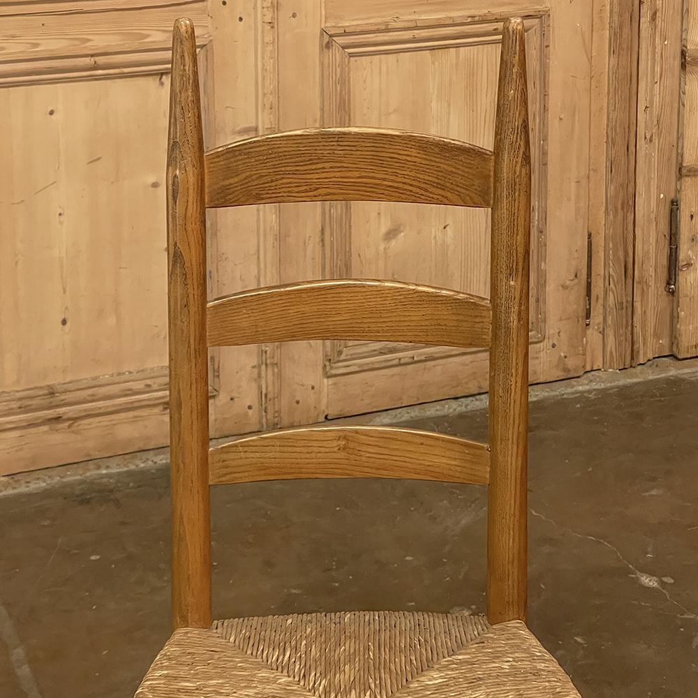 Set of 6 Rustic Country French Rush Seat Dining Chairs 12
