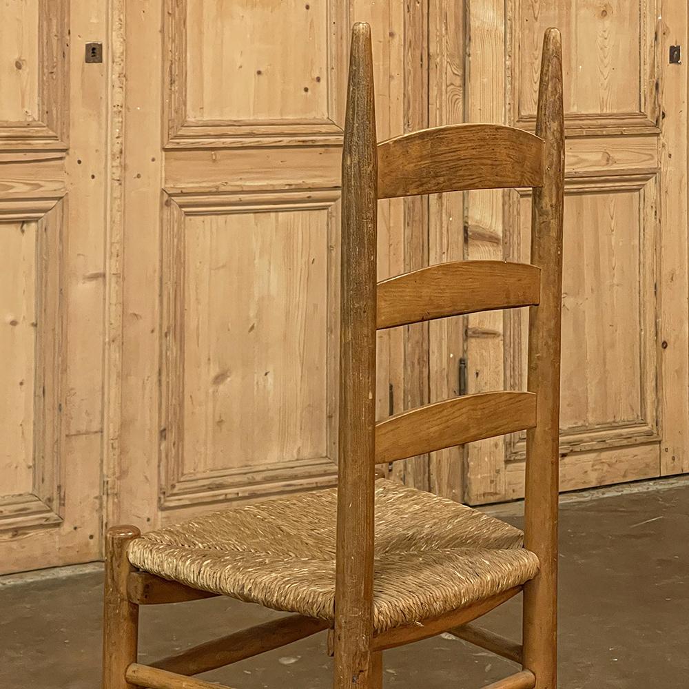 Set of 6 Rustic Country French Rush Seat Dining Chairs 14