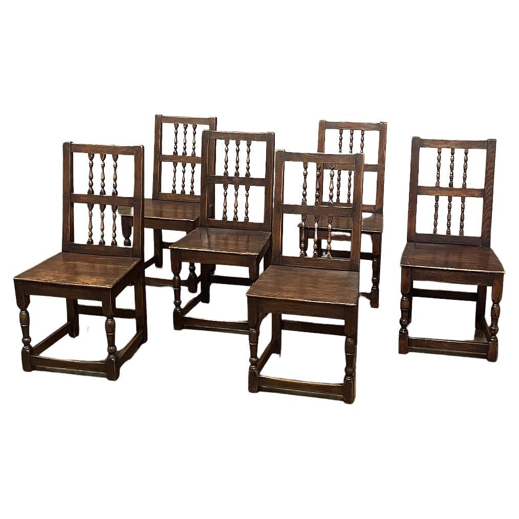 Set of Eight Country English "Gainsboro" Chairs by Guy Chaddock For