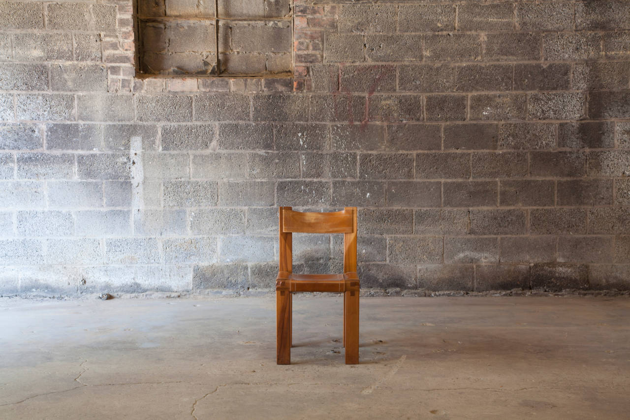 Set of 6 'S11' Chairs by Pierre Chapo 8