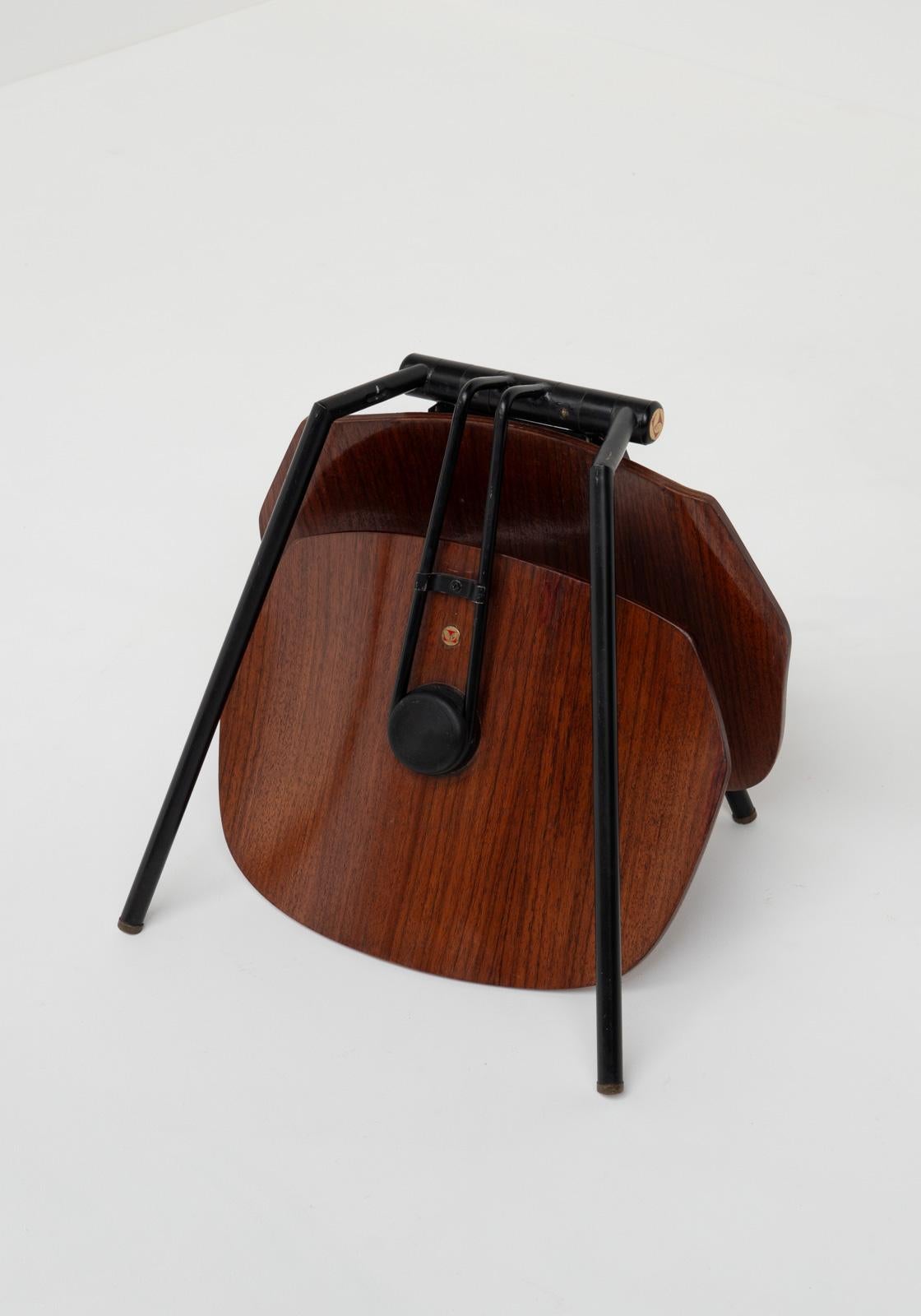 Set di 6 sedie S88 di Osvaldo Borsani per Tecno, 1956, Italia in vendita 6