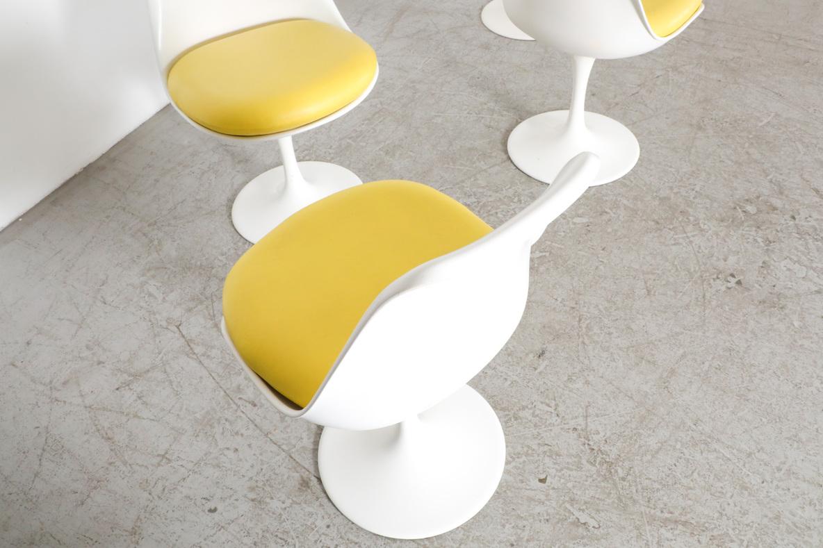 Set di 6 sedie da pranzo o da cocktail in stile Saarinen con base a piedistallo di Pastoe in vendita 10