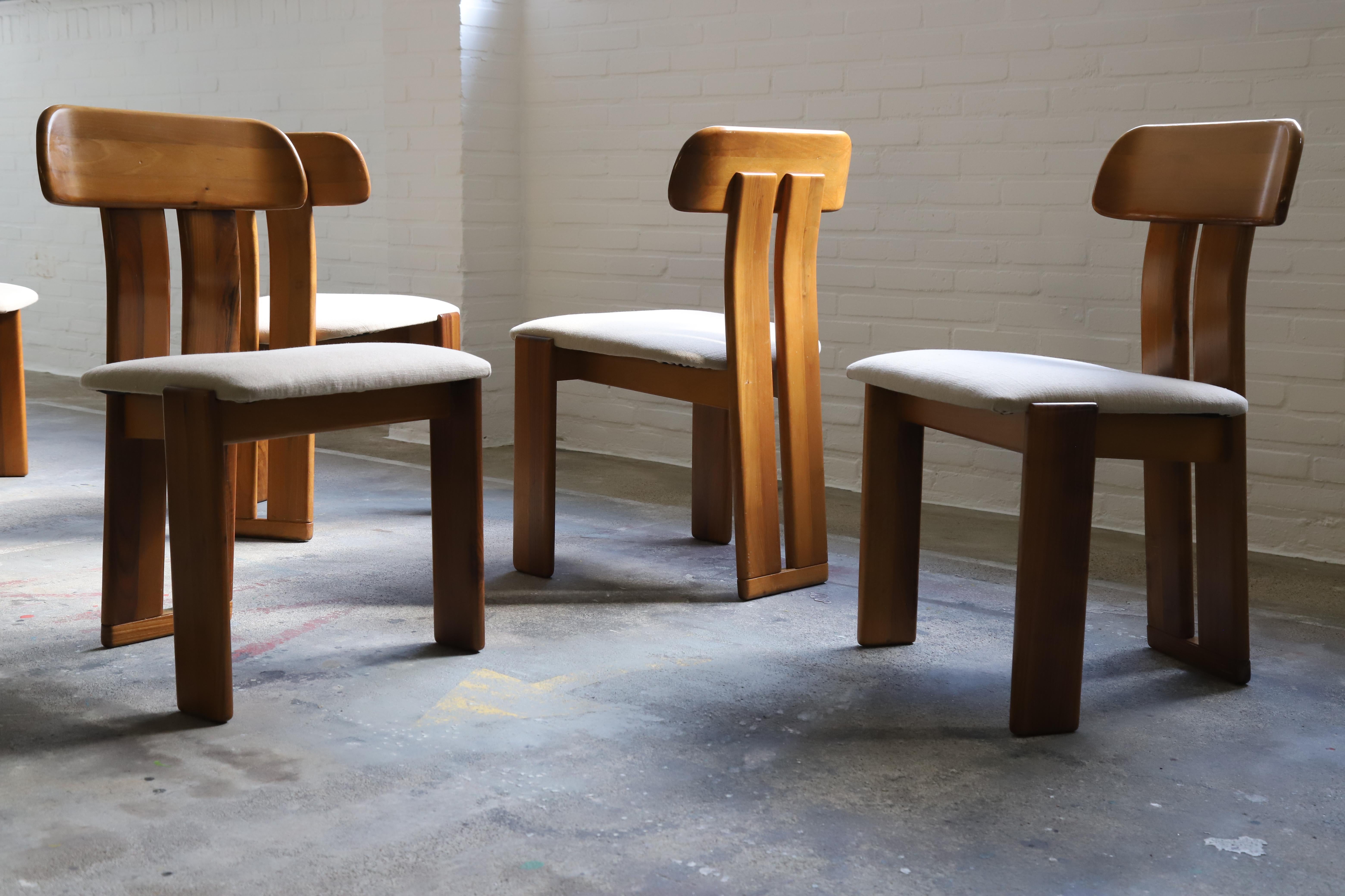 italien Ensemble de 6 chaises 'Sapporo' par Mario Marenco pour Mobil Girgi, Italie 1970's en vente