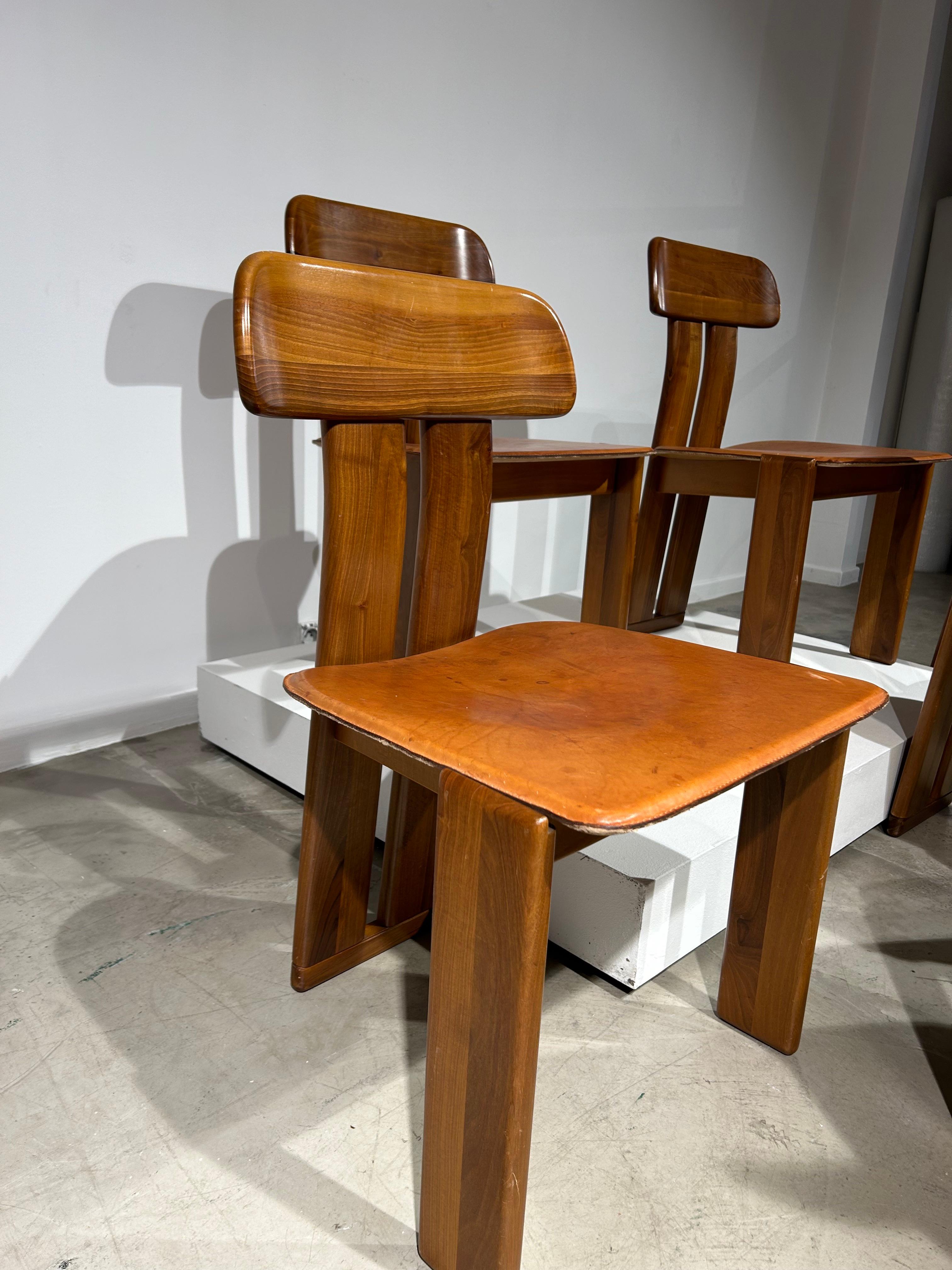 Set of 6 Sapporo chairs by Mario Marenco for Mobilgirgi 4
