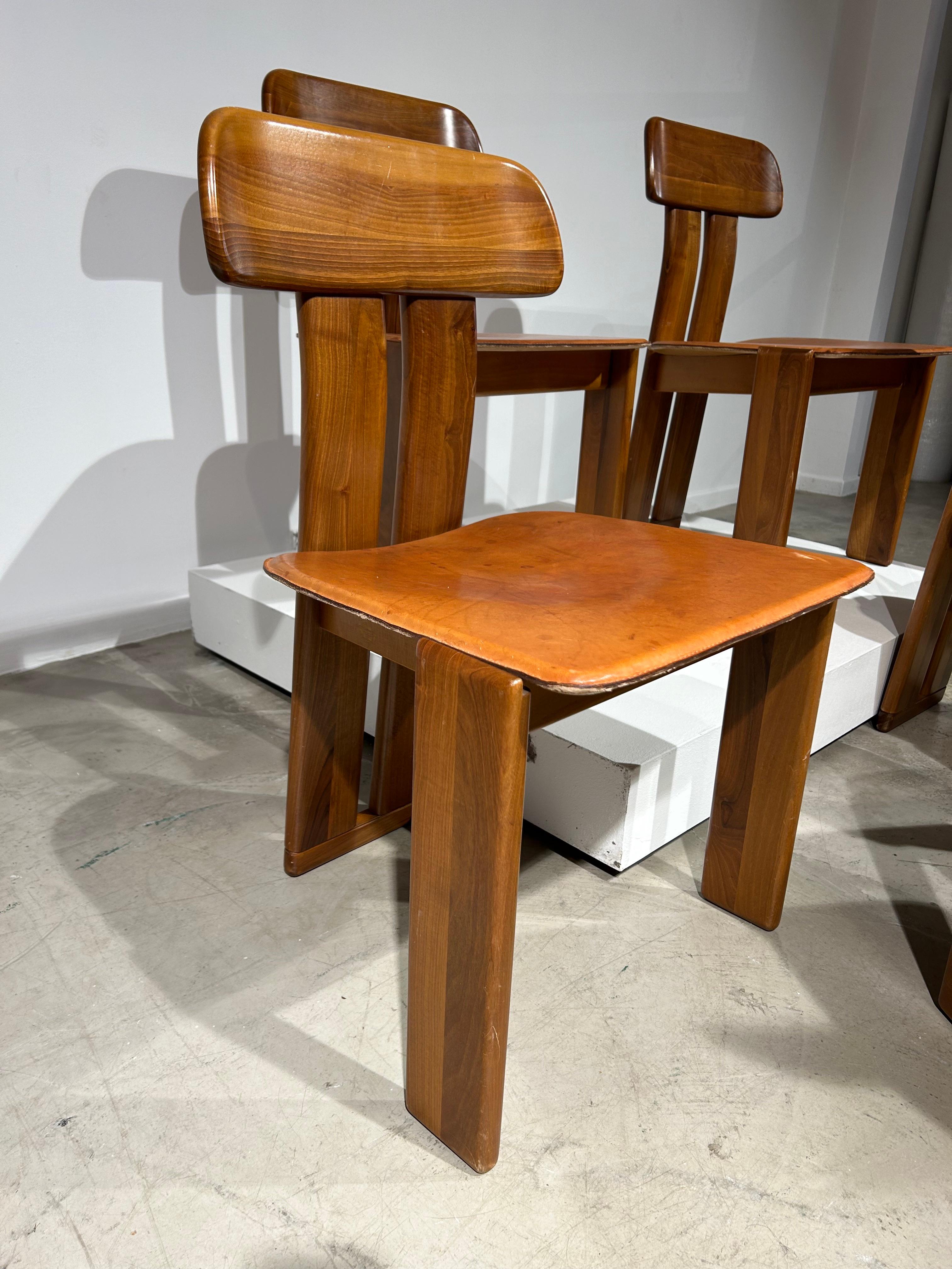 Set of 6 Sapporo chairs by Mario Marenco for Mobilgirgi 5