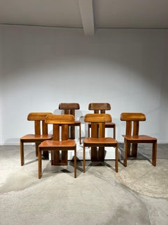 Set of 6 Sapporo chairs by Mario Marenco for Mobilgirgi