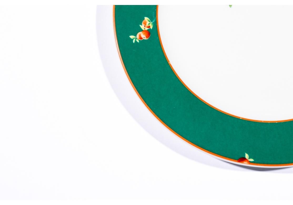 Set De 6 Platos Mono Para Ensalada O Almuerzo Sasaki Japan For Le Cirque Restaurant Regencia de Hollywood en venta