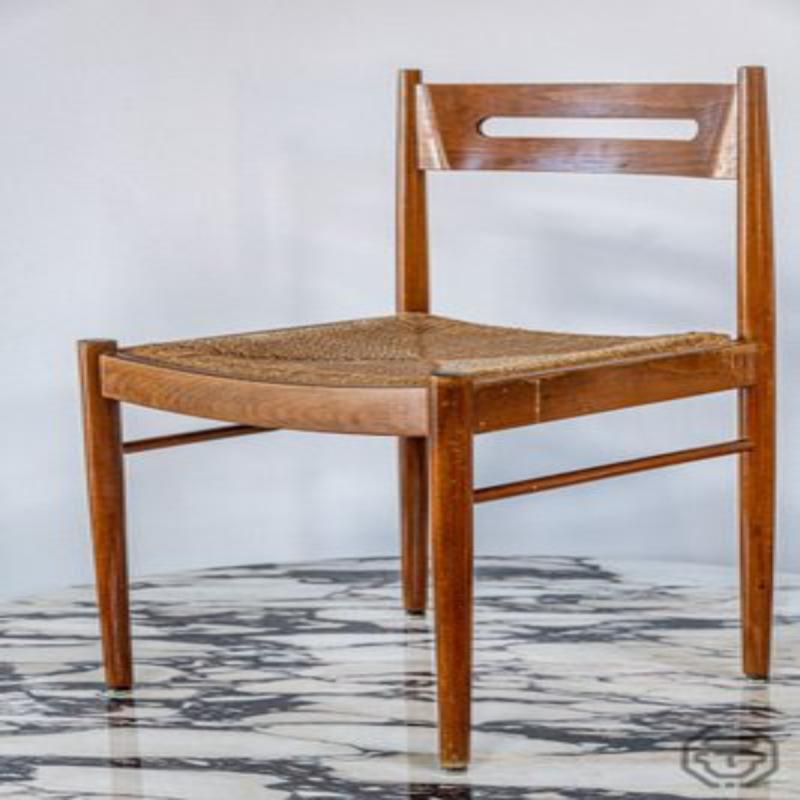 Set di 6 sedie scandinave, anni '50 In condizioni buone in vendita a Andrézieux-Bouthéon, FR