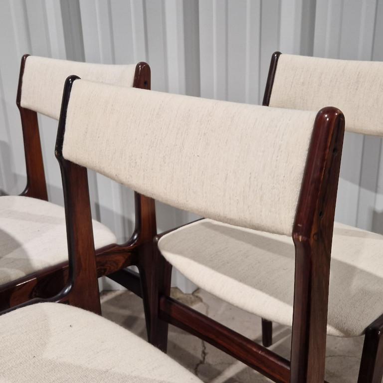 Scandinavian Modern Set of 6 scandinavian chairs by Erik Buch, Denmark, 1960's For Sale