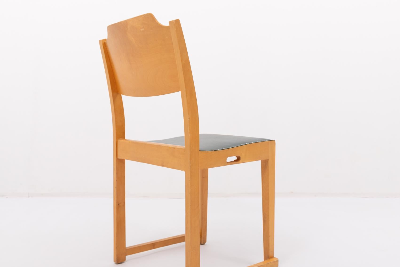Ensemble de 6 chaises de design scandinave Herman Seeck pour Asko, Finlande années 1950 en vente 2