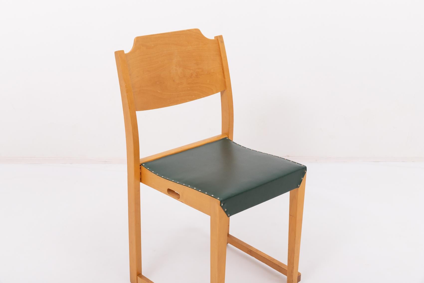 Ensemble de 6 chaises de design scandinave Herman Seeck pour Asko, Finlande années 1950 en vente 1