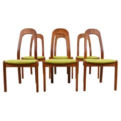 Set of 6 scandinavian dining chairs, 1960s