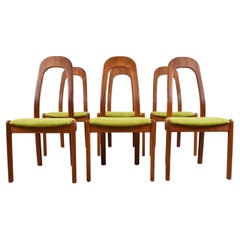 Set of 6 scandinavian dining chairs, 1960s