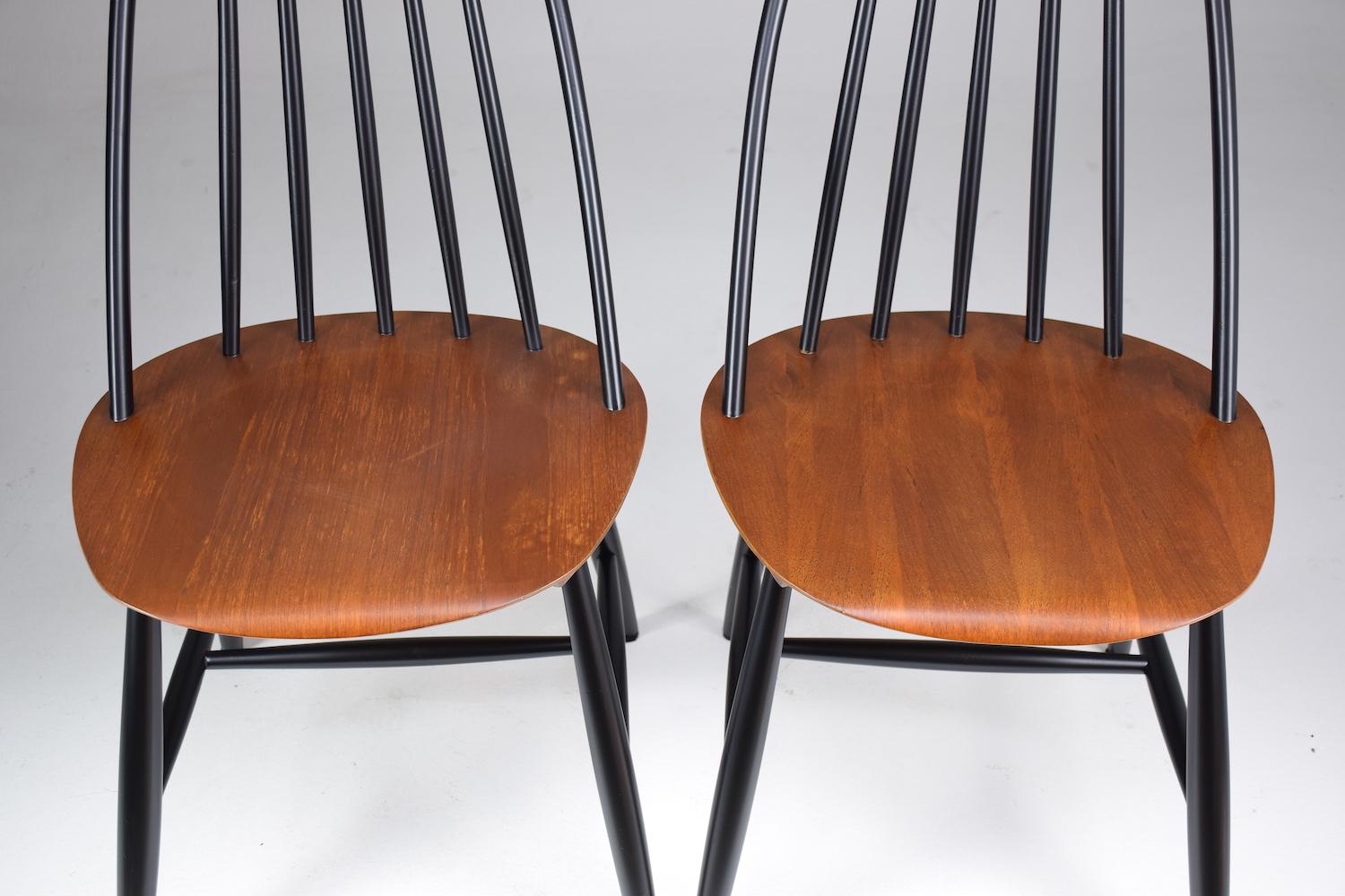 Set of 6 Scandinavian Midcentury Dining Chairs by Hagafors, 1960s 4
