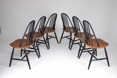 Set of 6 Scandinavian Midcentury Dining Chairs by Hagafors, 1960s