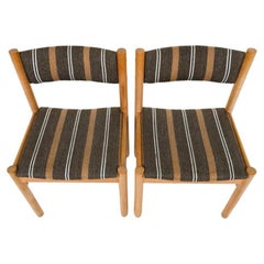 Juego de 6 sillas de comedor escandinavas modernas de abedul