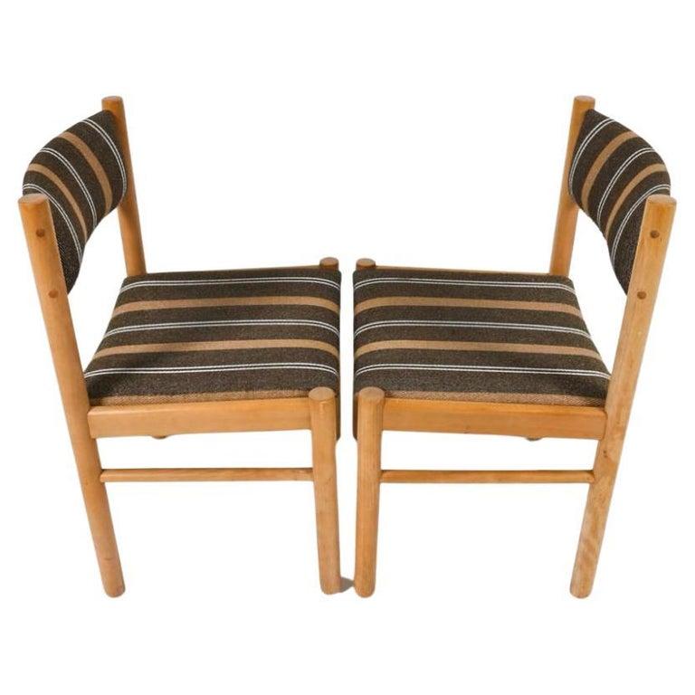 Falegnameria Set di 6 sedie da pranzo in betulla in stile moderno scandinavo in vendita