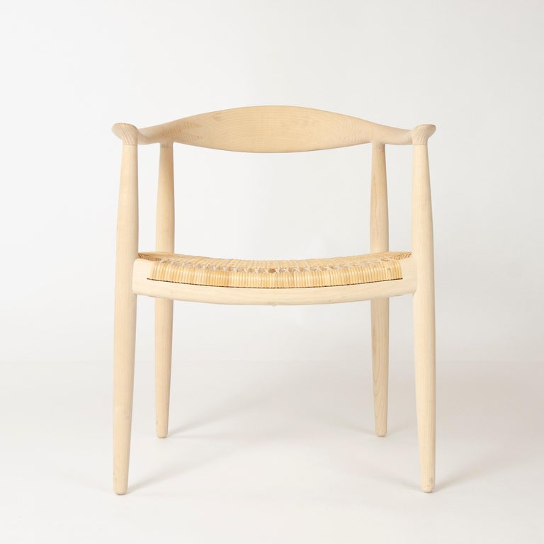 Set of 6 Danish PP501 Round Chairs in Ash by Hans J. Wegner for PP