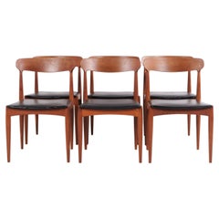 Set of 6 Scandinavian Teak Dining Chairs by Uldum Møbelfabrik